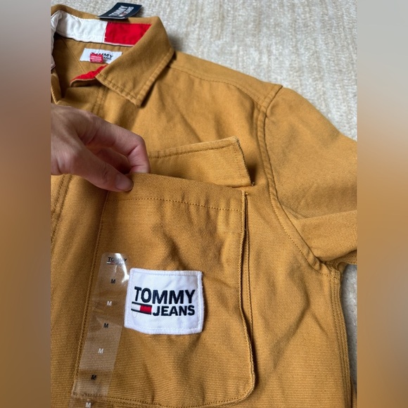 Tommy Hilfigurer Men’s Jacket Size M Over Coat Barn Coat Streetwear Chore Fall - Picture 7 of 13
